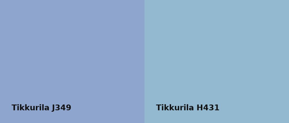 Tikkurila  J349 vs Tikkurila  H431