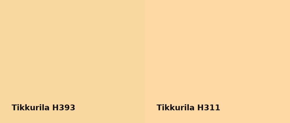 Tikkurila  H393 vs Tikkurila  H311