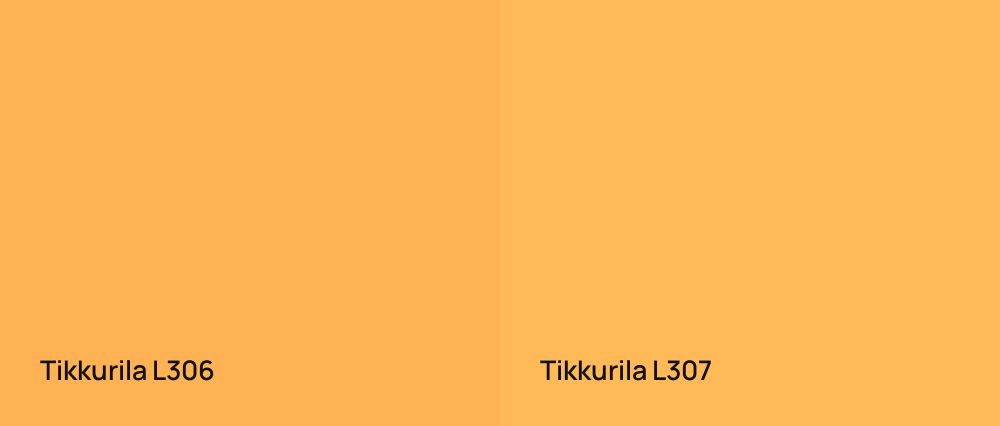 Tikkurila  L306 vs Tikkurila  L307