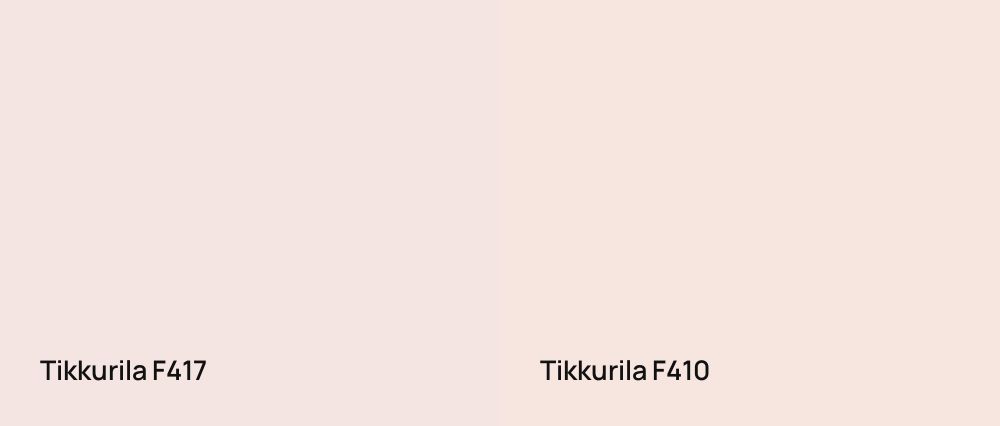 Tikkurila  F417 vs Tikkurila  F410