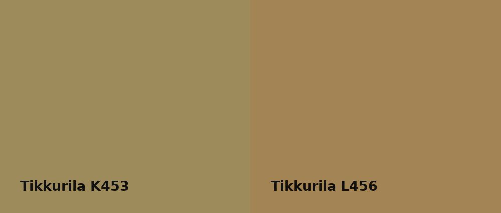 Tikkurila  K453 vs Tikkurila  L456