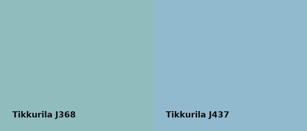 Tikkurila  J368 vs Tikkurila  J437