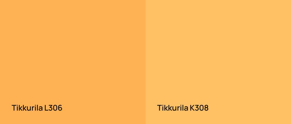 Tikkurila  L306 vs Tikkurila  K308