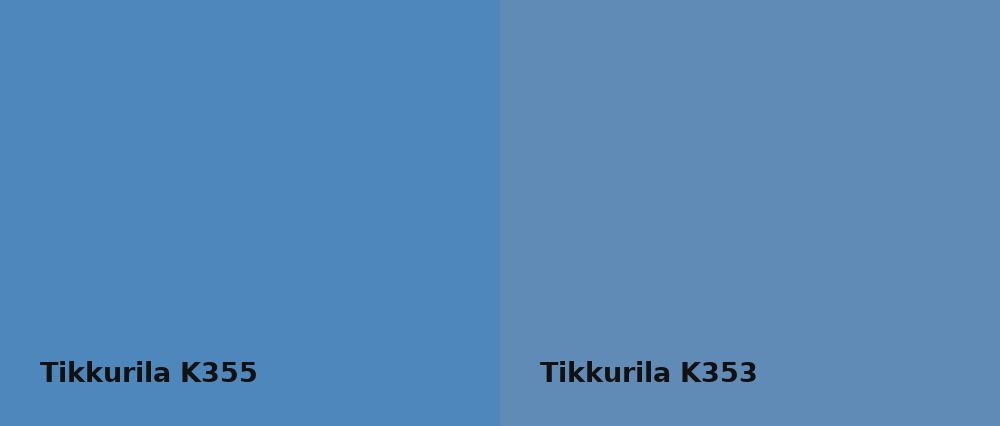 Tikkurila  K355 vs Tikkurila  K353