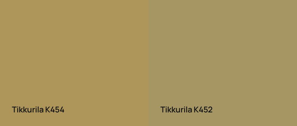 Tikkurila  K454 vs Tikkurila  K452