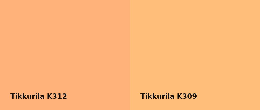 Tikkurila  K312 vs Tikkurila  K309