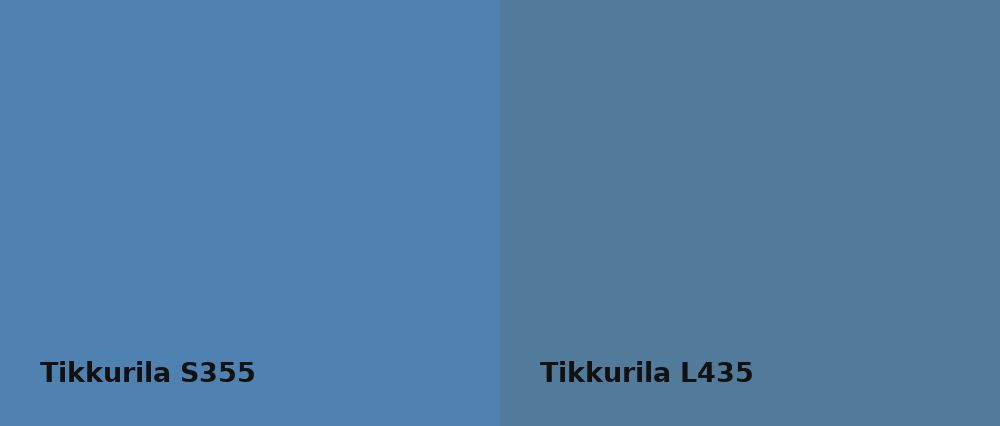 Tikkurila  S355 vs Tikkurila  L435