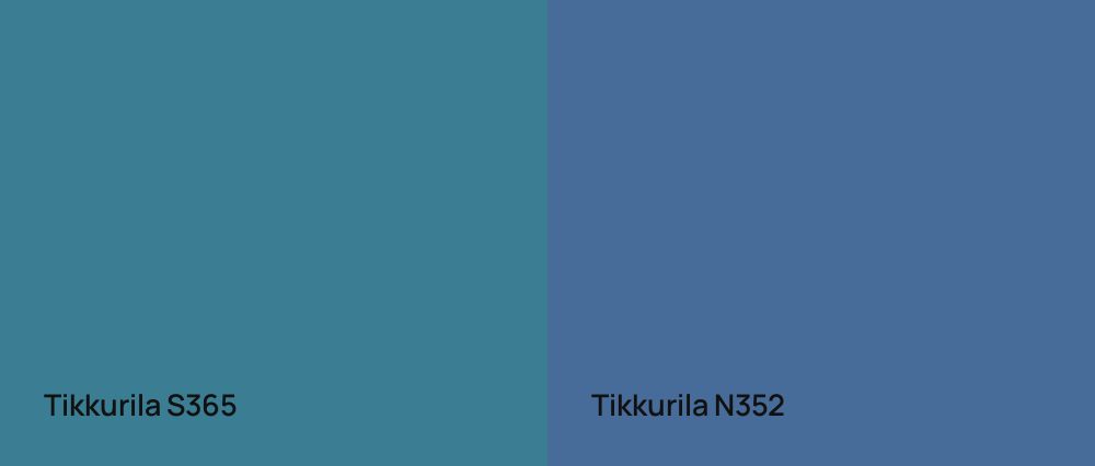 Tikkurila  S365 vs Tikkurila  N352