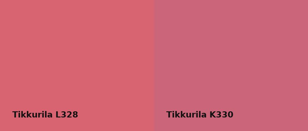 Tikkurila  L328 vs Tikkurila  K330