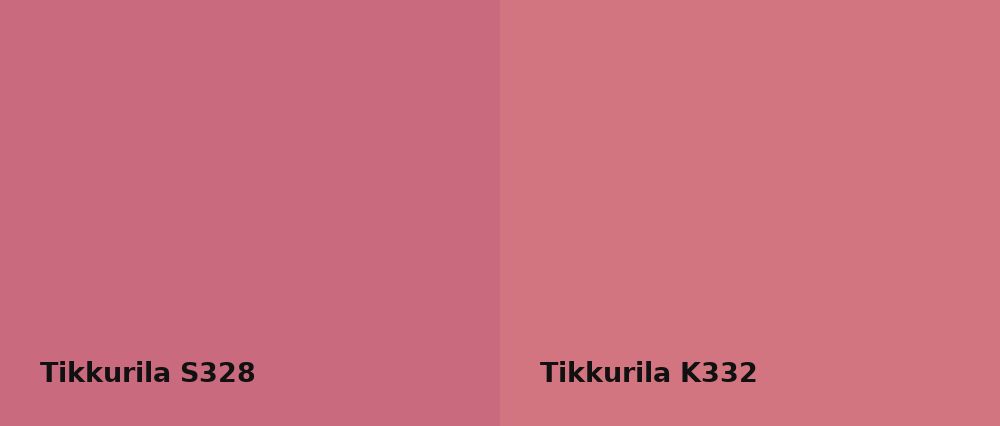 Tikkurila  S328 vs Tikkurila  K332