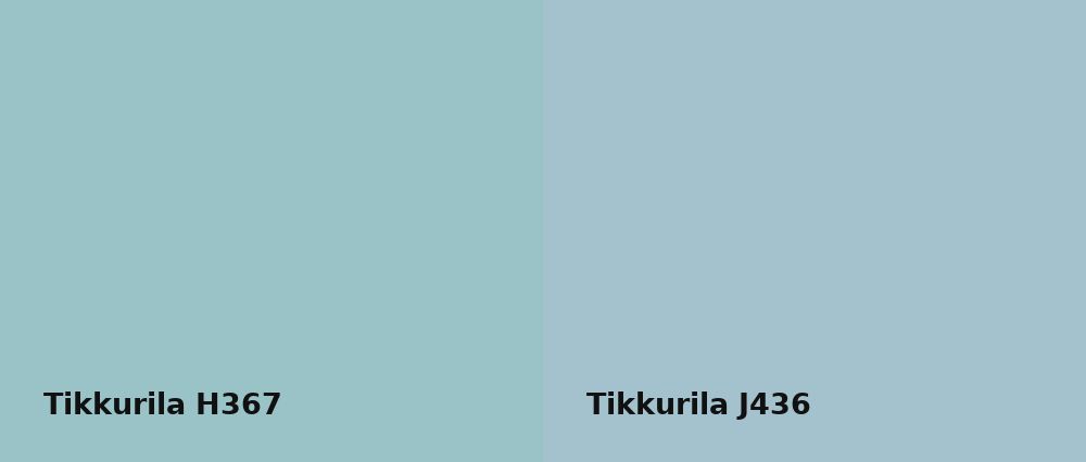 Tikkurila  H367 vs Tikkurila  J436