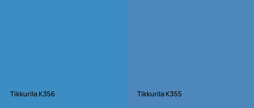 Tikkurila  K356 vs Tikkurila  K355