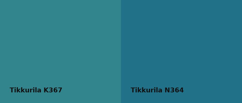 Tikkurila  K367 vs Tikkurila  N364