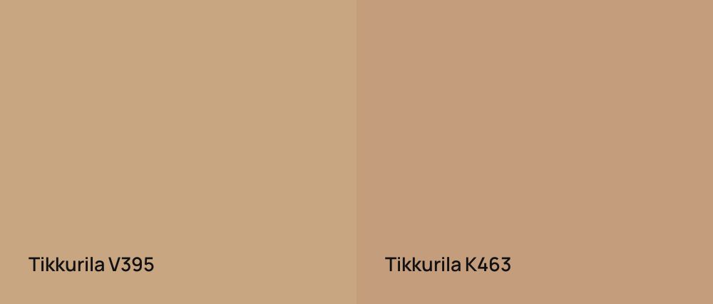 Tikkurila  V395 vs Tikkurila  K463