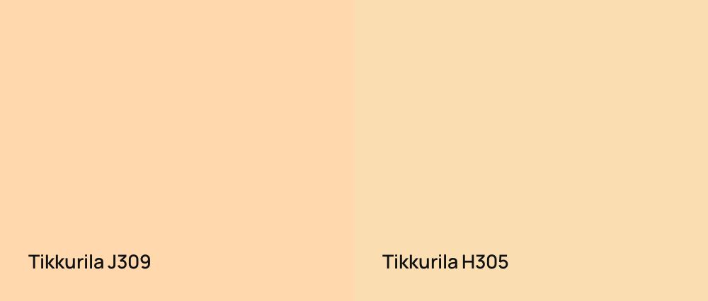 Tikkurila  J309 vs Tikkurila  H305