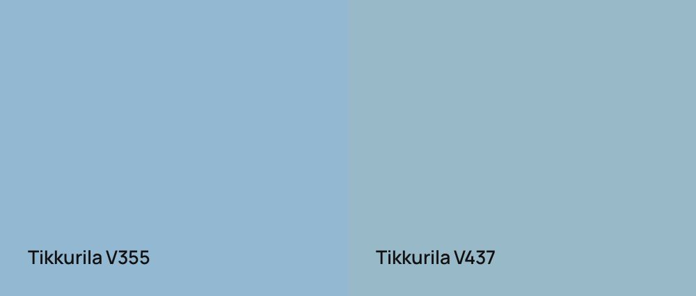 Tikkurila  V355 vs Tikkurila  V437