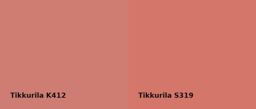 Tikkurila  K412 vs Tikkurila  S319