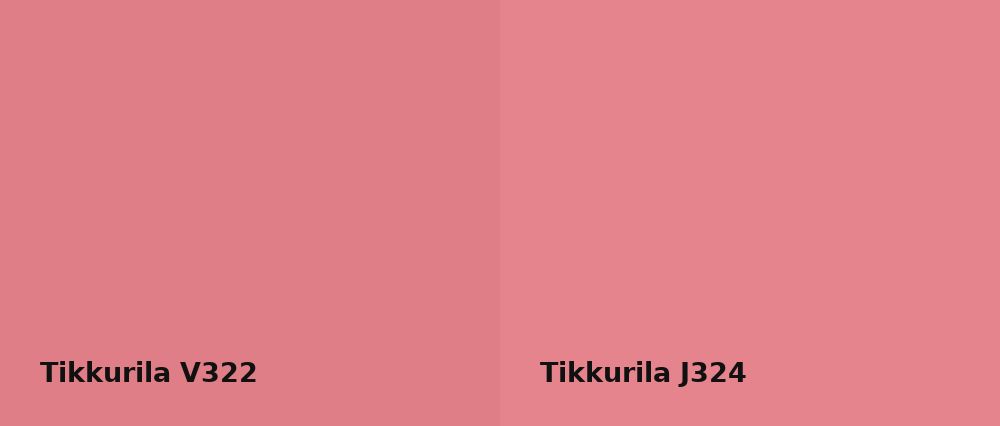 Tikkurila  V322 vs Tikkurila  J324