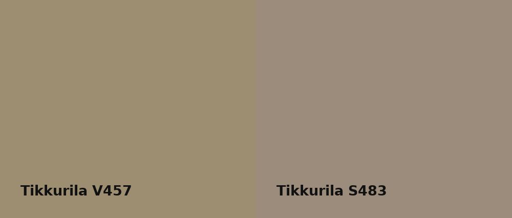 Tikkurila  V457 vs Tikkurila  S483