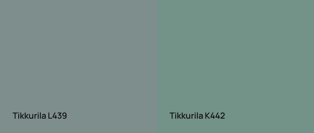 Tikkurila  L439 vs Tikkurila  K442