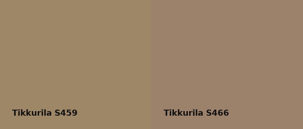 Tikkurila  S459 vs Tikkurila  S466