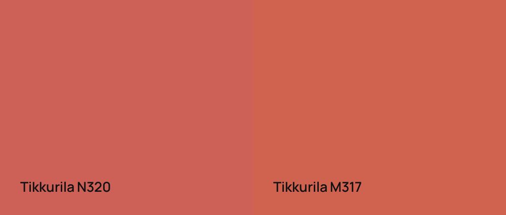 Tikkurila  N320 vs Tikkurila  M317