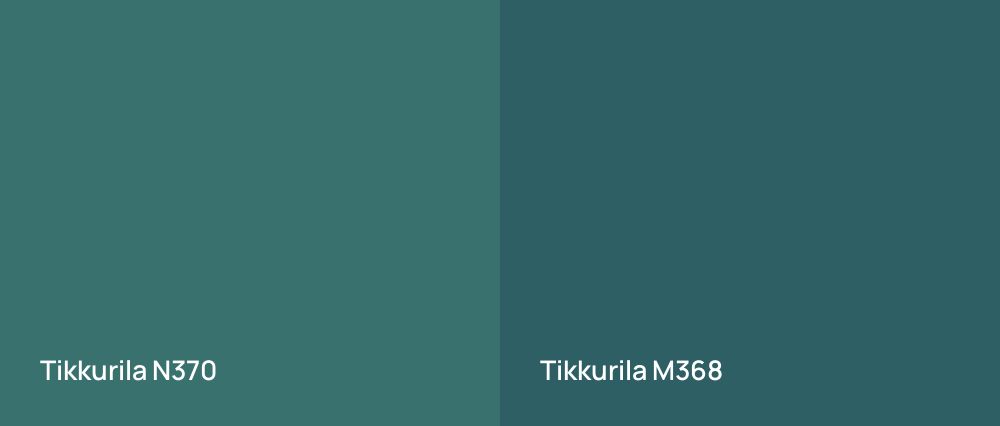 Tikkurila  N370 vs Tikkurila  M368