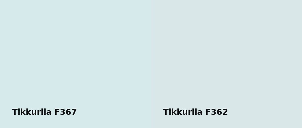 Tikkurila  F367 vs Tikkurila  F362
