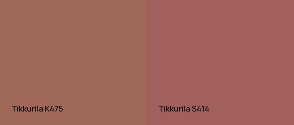 Tikkurila  K475 vs Tikkurila  S414