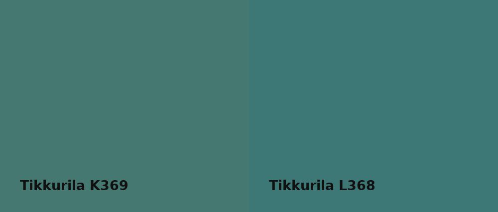 Tikkurila  K369 vs Tikkurila  L368