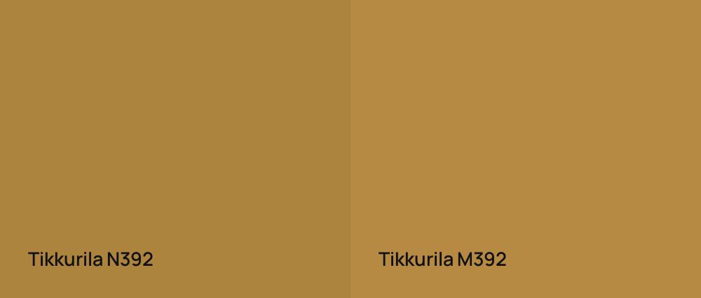 Tikkurila  N392 vs Tikkurila  M392