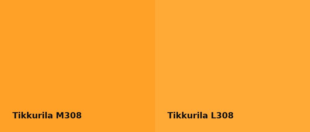 Tikkurila  M308 vs Tikkurila  L308