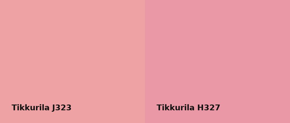 Tikkurila  J323 vs Tikkurila  H327