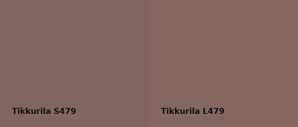 Tikkurila  S479 vs Tikkurila  L479