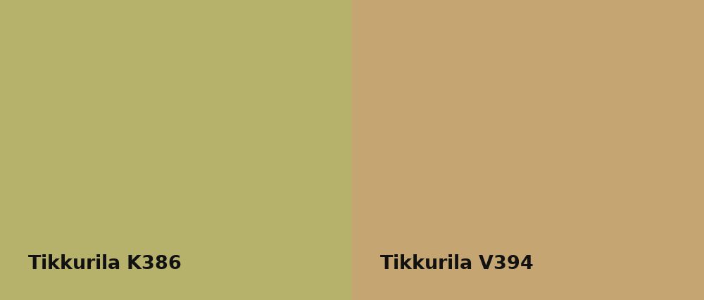 Tikkurila  K386 vs Tikkurila  V394