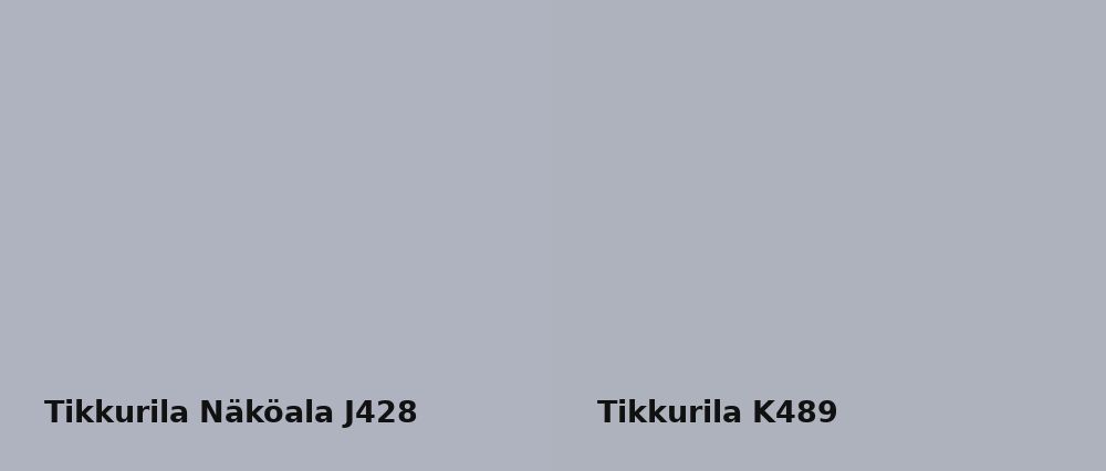 Tikkurila Näköala J428 vs Tikkurila  K489