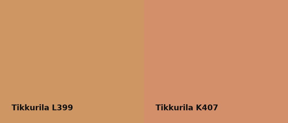 Tikkurila  L399 vs Tikkurila  K407