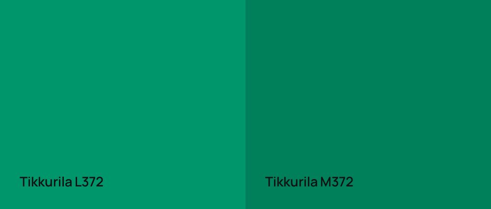 Tikkurila  L372 vs Tikkurila  M372