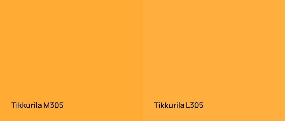 Tikkurila  M305 vs Tikkurila  L305