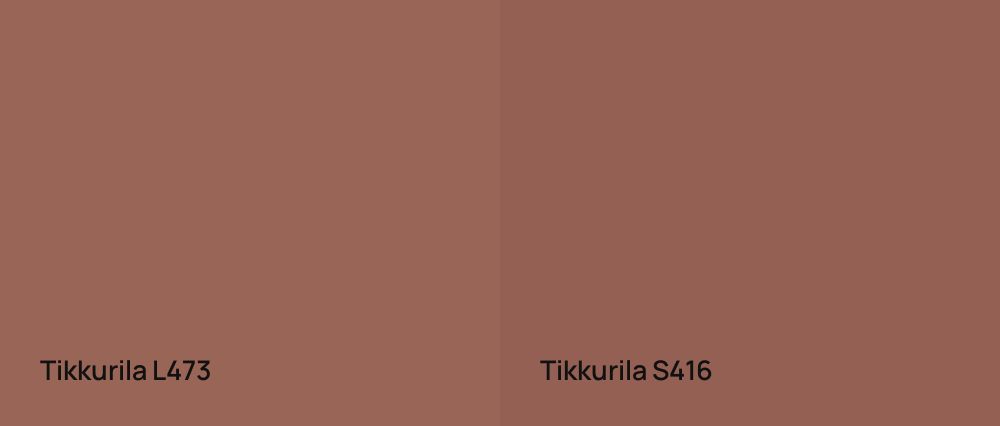 Tikkurila  L473 vs Tikkurila  S416