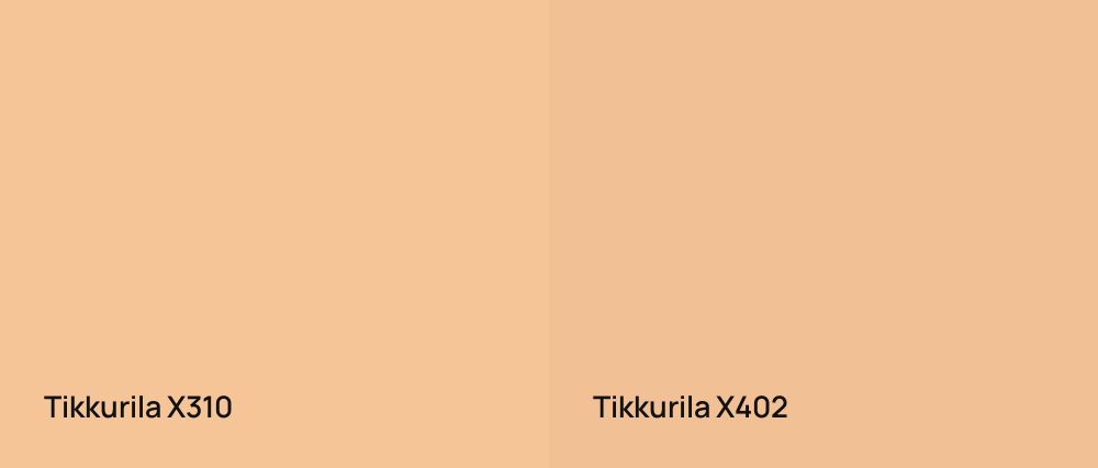 Tikkurila  X310 vs Tikkurila  X402