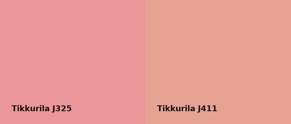 Tikkurila  J325 vs Tikkurila  J411