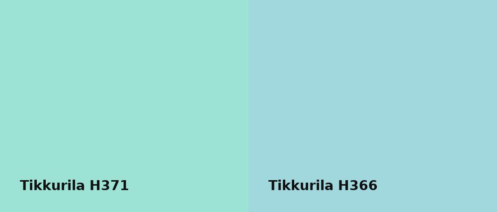 Tikkurila  H371 vs Tikkurila  H366