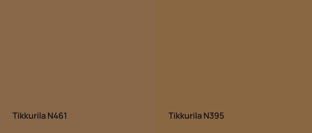 Tikkurila  N461 vs Tikkurila  N395