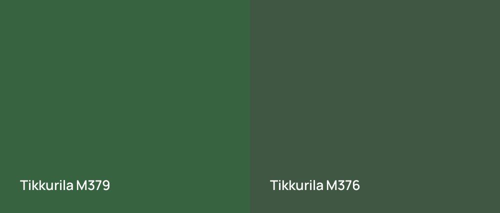 Tikkurila  M379 vs Tikkurila  M376