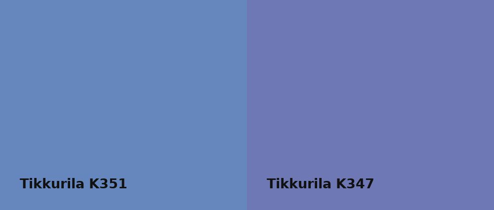 Tikkurila  K351 vs Tikkurila  K347