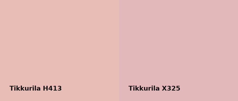 Tikkurila  H413 vs Tikkurila  X325