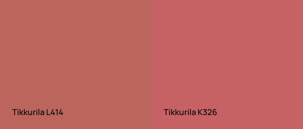 Tikkurila  L414 vs Tikkurila  K326
