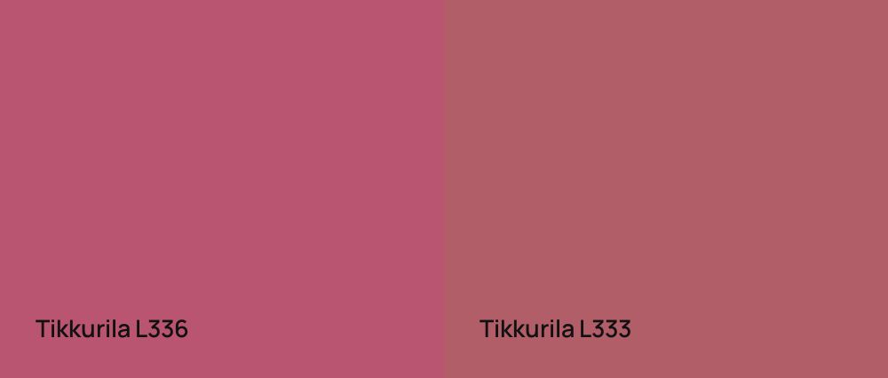 Tikkurila  L336 vs Tikkurila  L333