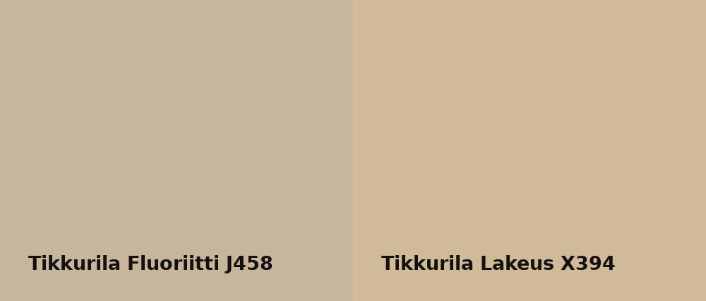 Tikkurila Fluoriitti J458 vs Tikkurila Lakeus X394